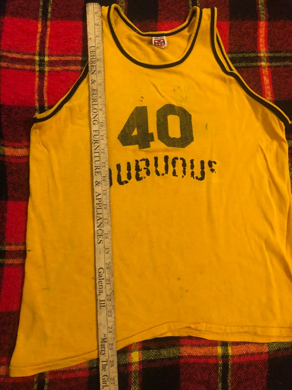 70’s Basketball Jersey // Dubuque // Iowa // Vint… - image 5