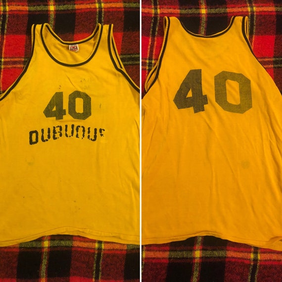 70’s Basketball Jersey // Dubuque // Iowa // Vint… - image 1