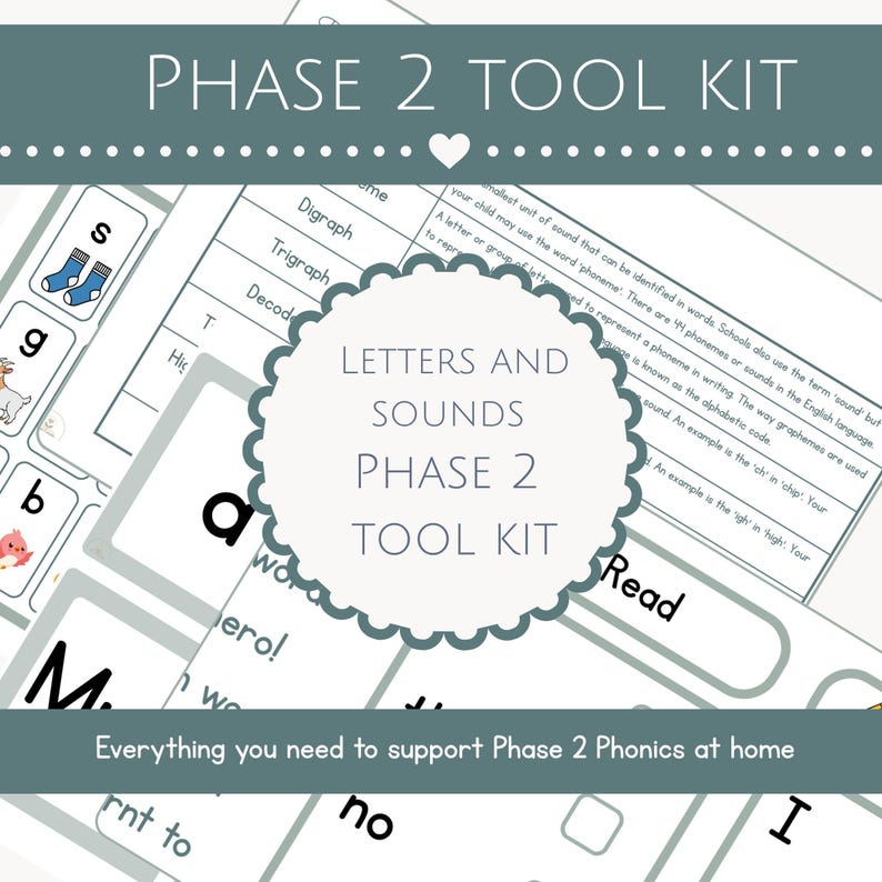 Phase 2 Phonics Tool Kit, EYFS Reception Reading Support (PDF), Parent ...