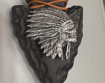 Pewter Arrowhead Rear Seat Bolt Covers, Indian Motorcycle