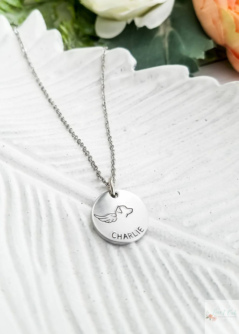 etsy dog memorial necklace