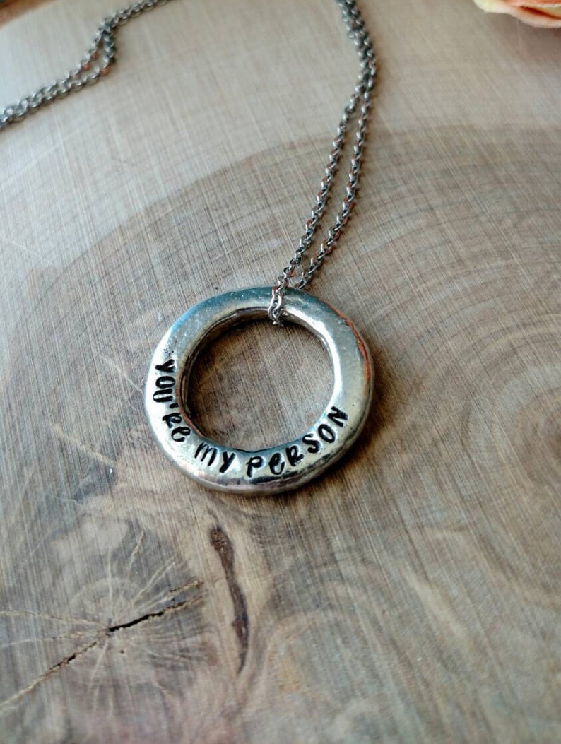 You're my person necklace best friend necklace sister Etsy