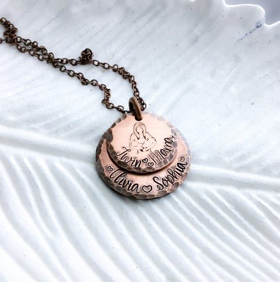 twin necklace for mom
