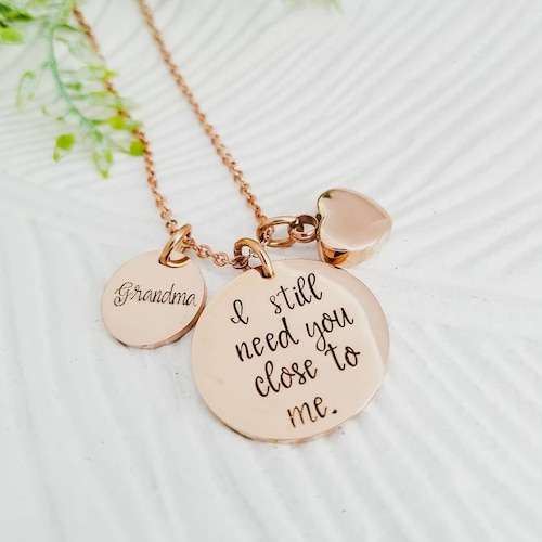 Rose Gold Cremation Jewelry Rose Gold Cremation Necklace Etsy