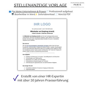 Modèle d'offre d'emploi (Word) | Trouver des employés | Modèle d'annonce d'emploi | Annonce d'emploi professionnelle | Téléchargement PDF instantané