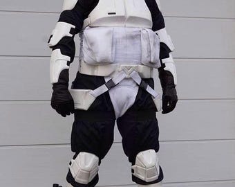 Parti morbide da Scout Trooper / Replica della tuta da volo per cosplay di Star Wars con fascia in vita e tasche / Set costume personalizzato