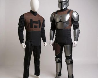 Mandalorian Star Wars Cosplay Costume with Belt | Star Wars Bounty Hunter Flight Suit | Beskar outfit