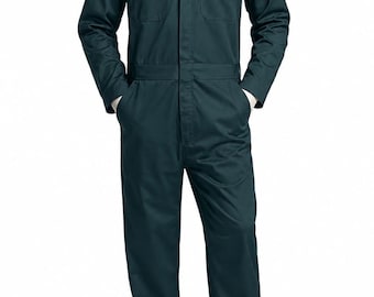 Industrial Work Coverall – Full Body Mechanic Safety Jumpsuit