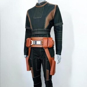 Costume cosplay di Bo-Katan Kryze / Tuta da volo mandaloriana in 3 pezzi con gilet / Abito da cacciatrice di taglie di Star Wars immagine 5