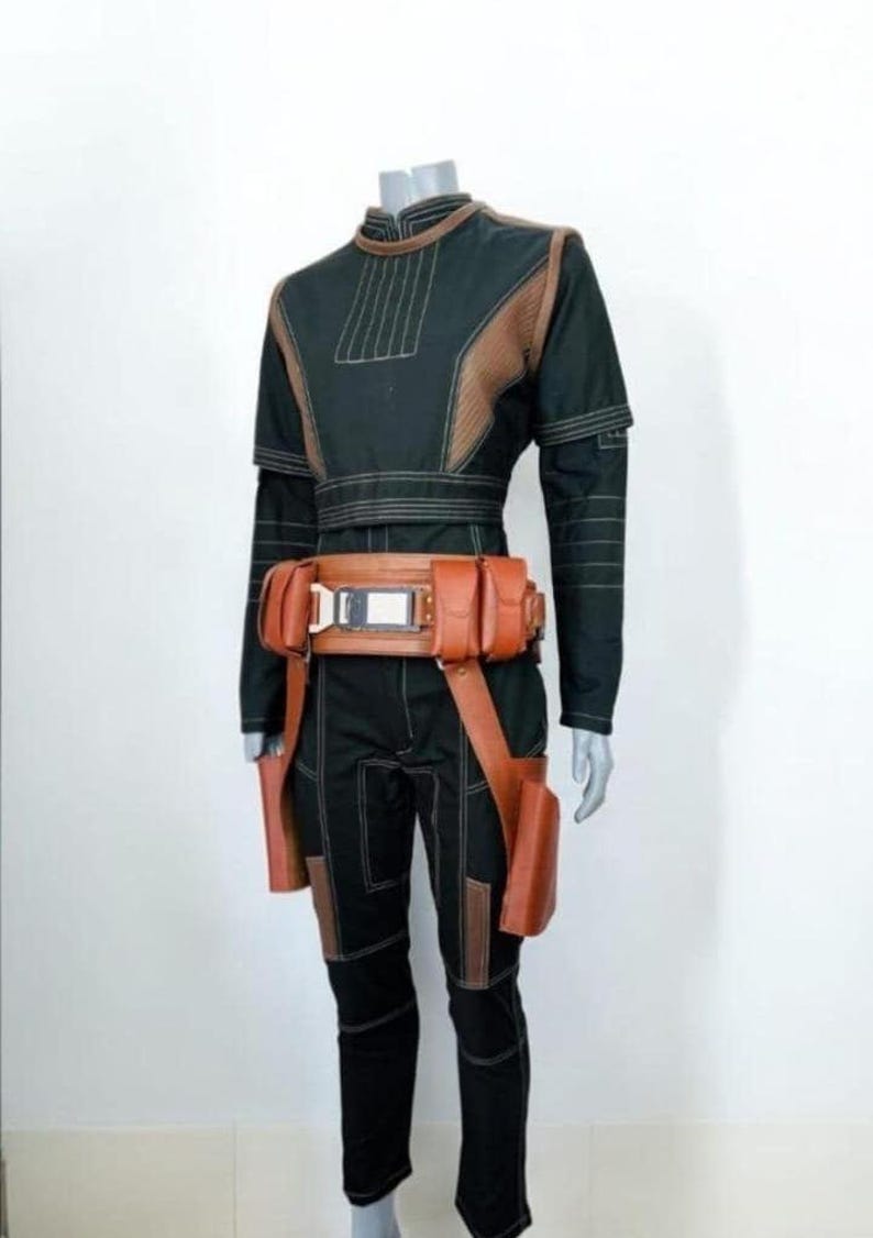 Costume cosplay di Bo-Katan Kryze / Tuta da volo mandaloriana in 3 pezzi con gilet / Abito da cacciatrice di taglie di Star Wars immagine 5