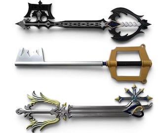 Kingdom Heart Inspired Keyblade Prop | Life-Size Cosplay Replica | Gamer & Collector Gift