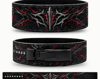 Custom Weight Lifting Belt, Powerlifting Belt, Gym Workout Belt, Heavy Duty Lever Belt