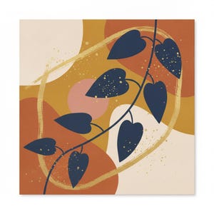 Philodendron Printable Wall Art | Digital Download, Boho Botanical Print, Quiet Botanicals Collection image 2