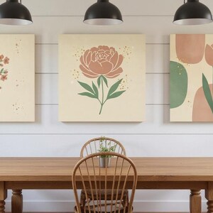 Spring Blossom Set of 3 | Printable Wall Art Bundle, Digital Download image 5