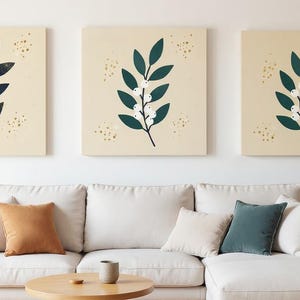 Set di 3 stampe digitali "Winter Grove" da appendere al muro, download digitale. immagine 7