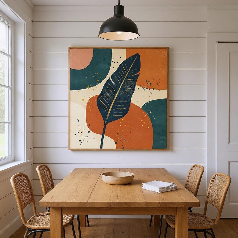 Bird of Paradise Printable Wall Art | Digital Download, Boho Botanical Print, Golden Hour Collection image 6