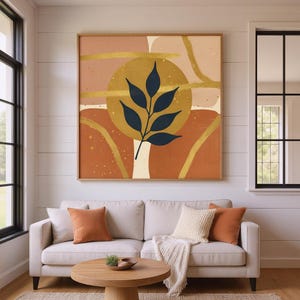 Maple Leaf Branch Printable Wall Art | Digital Download, Boho Botanical Print, Harvest Moon Collection image 5