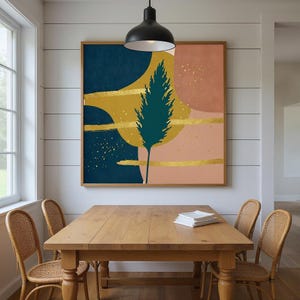 Pampas Grass druckbare Kunst | Digital Download, Boho Botanischer Druck, Golden Hour Kollektion Bild 6