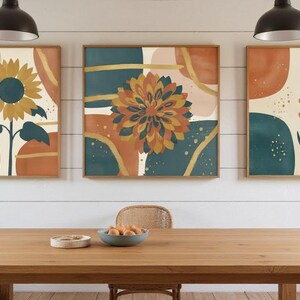 Midsummer Set of 3 | Printable Wall Art Bundle, Digital Download image 5