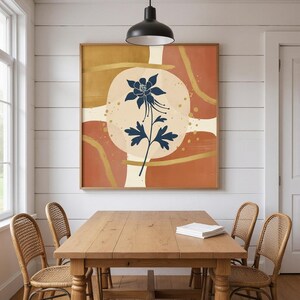 Colorado Columbine Printable Wall Art | Colorado State Flower Digital Download, Boho Botanical Print image 6