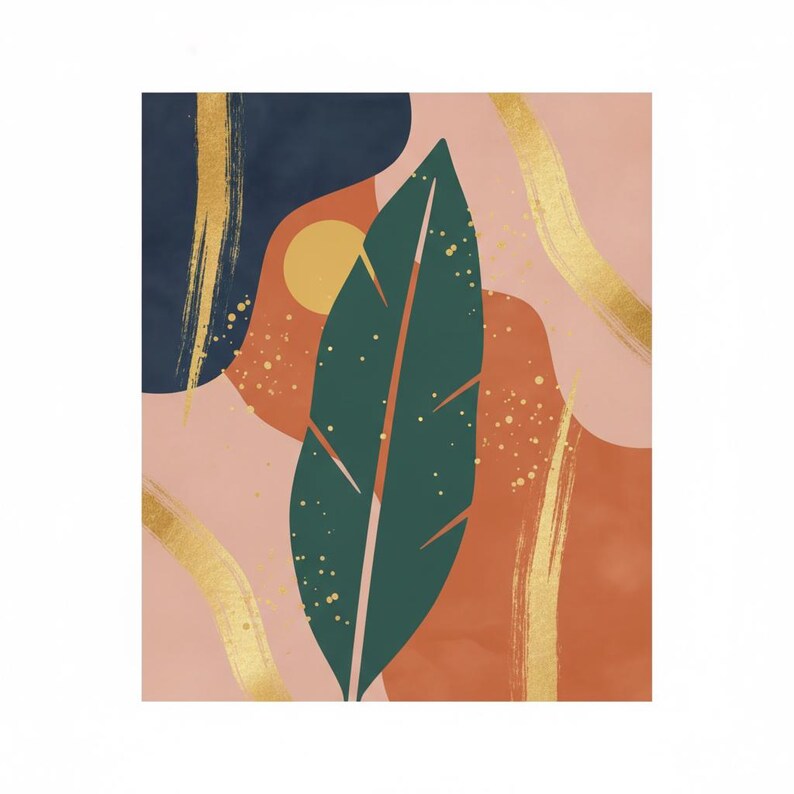 Tropical Botanica Set of 3 | Printable Wall Art Bundle, Digital Download image 2