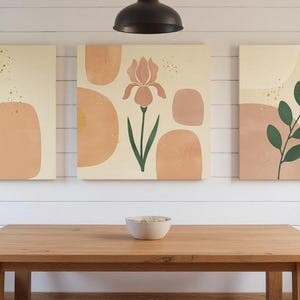 Conjunto de 3 láminas decorativas con flores estatales de Southern Belles / Paquete de láminas imprimibles para pared, descarga digital imagen 5