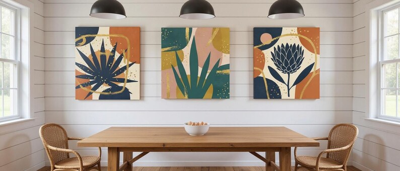 Desert Bloom Set of 3 | Printable Wall Art Bundle, Digital Download image 5