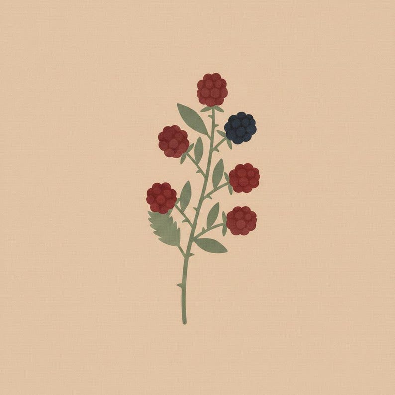 English Hedgerow Set of 3 | Printable Wall Art Bundle, Digital Download image 3