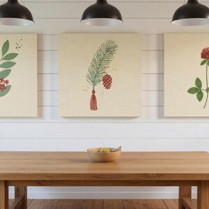 New England State Flowers Set of 3 | Printable Wall Art Bundle, Digital Download image 5