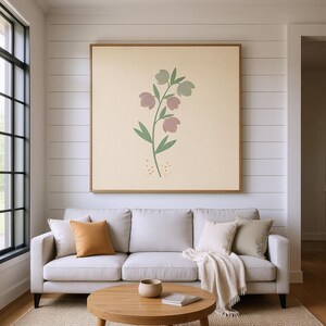 Christrosen-Wandbild zum Ausdrucken | Digitaler Download, Boho-Botanikdruck, Kollektion „Erstes Tauwetter“ Bild 5