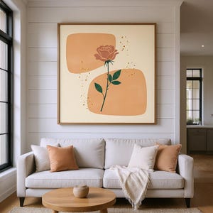 Georgia Cherokee Rose Printable Wall Art | Georgia State Flower Digital Download, Boho Botanical Print image 5