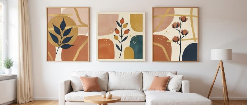 Maple Leaf Branch Printable Wall Art | Digital Download, Boho Botanical Print, Harvest Moon Collection image 7