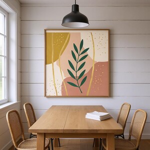 Olive Branch Printable Wall Art | Digital Download, Boho Botanical Print, Mediterranean Grove Collection image 6