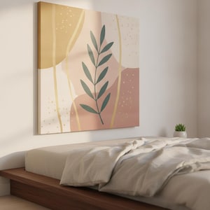 Olive Branch Printable Wall Art | Digital Download, Boho Botanical Print, Mediterranean Grove Collection image 1