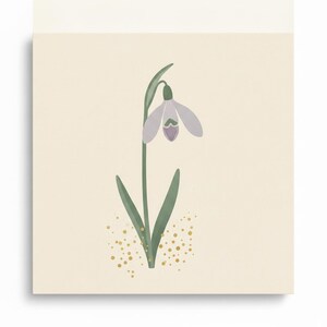 First Thaw Set of 3 Botanical Canvas Prints, Abstract Boho Wall Art Gallery Set for Living Room, 3 Piece Print Set image 2