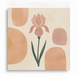 Conjunto de 3 láminas decorativas con flores estatales de Southern Belles / Paquete de láminas imprimibles para pared, descarga digital imagen 3