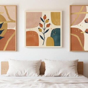 Harvest Moon Set of 3 | Printable Wall Art Bundle, Digital Download image 6