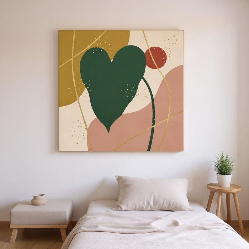 Anthurium Printable Wall Art | Digital Download, Boho Botanical Print, Tropical Botanica Collection image 3