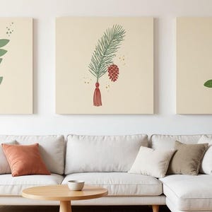 Mayflower Poster Print | Massachusetts State Flower Wall Art, Abstract Boho Botanical Decor, Bedroom image 7