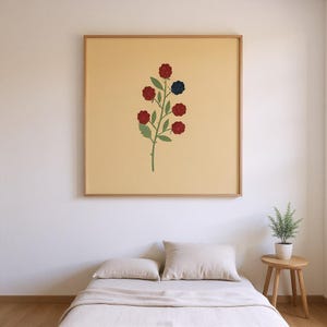 Jeżyna, jeżyna, wydruk na ścianę | Pobieranie cyfrowe, boho, botaniczny wydruk, kolekcja angielskich żywopłotów