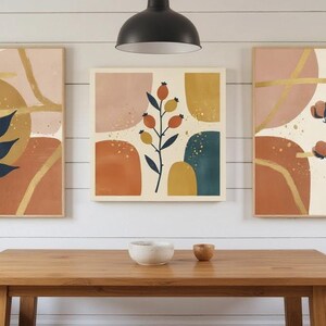 Harvest Moon Set of 3 | Printable Wall Art Bundle, Digital Download image 5