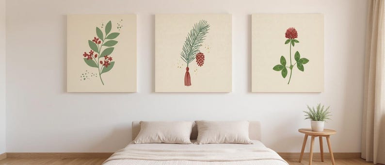 New England State Flowers Set of 3 | Printable Wall Art Bundle, Digital Download image 6