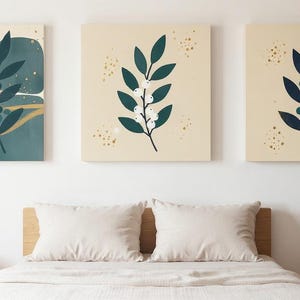 Set di 3 stampe digitali "Winter Grove" da appendere al muro, download digitale. immagine 6