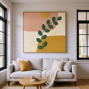 Eucalyptus Stem Printable Wall Art | Digital Download, Boho Botanical Print, Emerald Botanicals Collection image 5