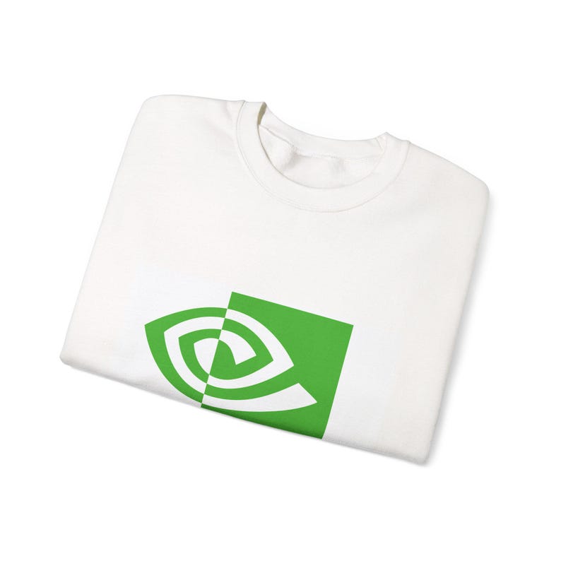 Nvidia Enron Anti-AI sweatshirt | Crewneck image 3