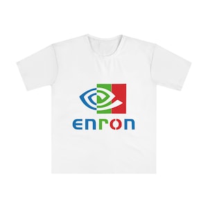 T-shirt med Enron-logotyp | T-shirt med grafisk design bild 1