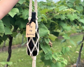 Macrame Bottle Holder