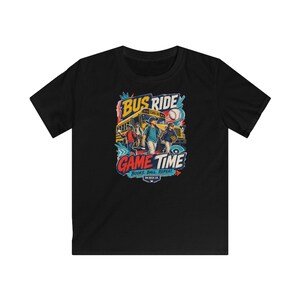 Camiseta de regreso a clases para jugadores de béisbol, camiseta infantil para ir al partido en autobús, regalo para estudiantes atletas (niños y niñas), temporada de béisbol juvenil de viaje. imagen 7