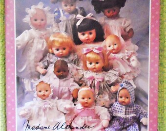 Jahrgang 1995 Madame Alexander Madame Kinderzimmer Farbe Katalog Buch, Madame Alexander Puppe Farbkatalog, Sammler, Alexander Doll Company