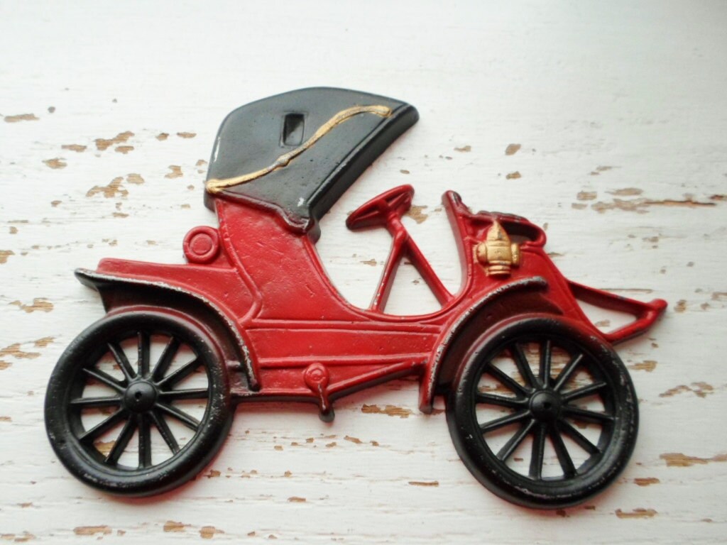 Vintage Midwest Co. Car Cast Metal Wall Plaque Z 211 Antique - Etsy UK